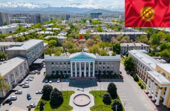 kyrgyzstan flag